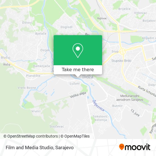 Film and Media Studio mapa