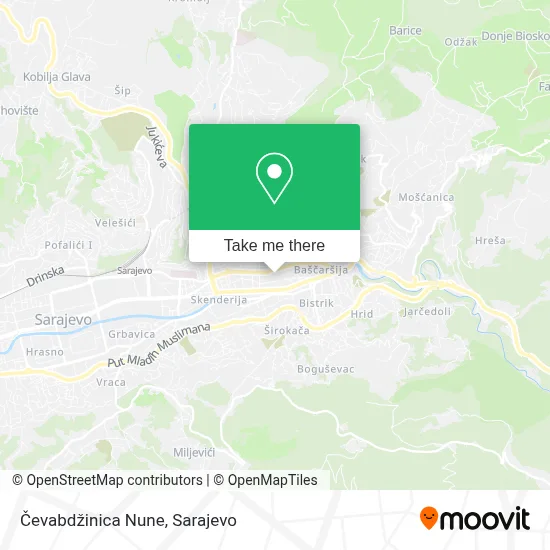 Čevabdžinica Nune map