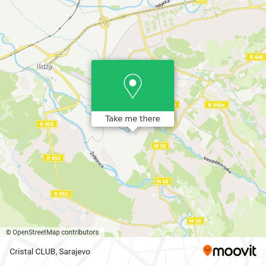 Cristal CLUB map