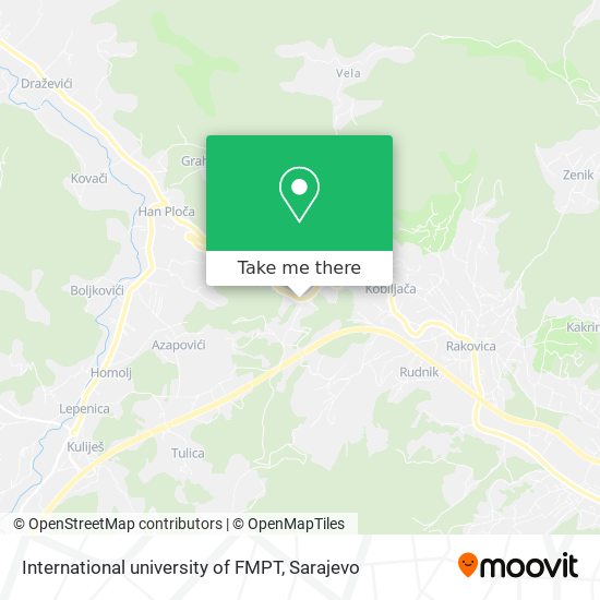 International university of FMPT mapa