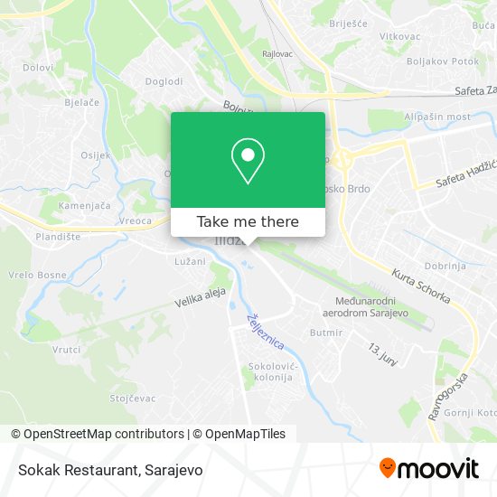 Sokak Restaurant map