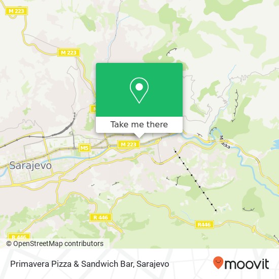 Primavera Pizza & Sandwich Bar map