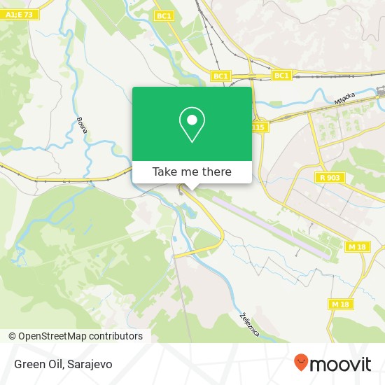 Green Oil map