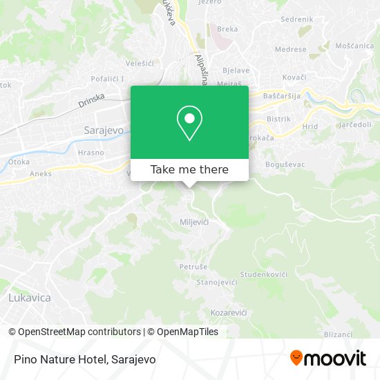 Pino Nature Hotel map