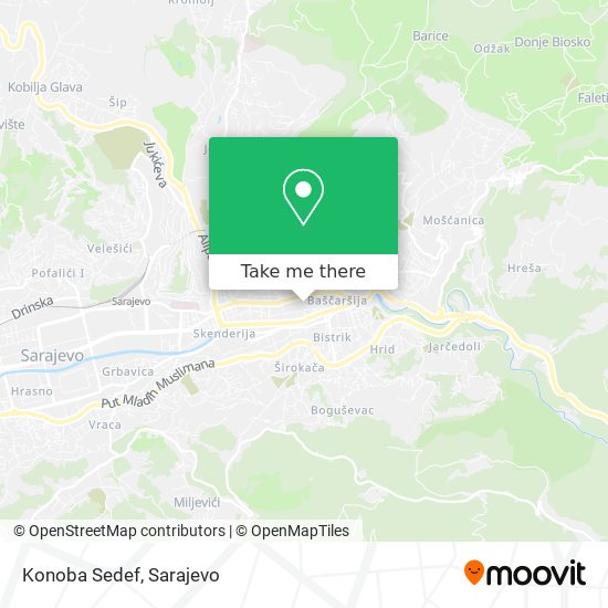 Konoba Sedef mapa