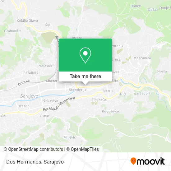 Dos Hermanos mapa