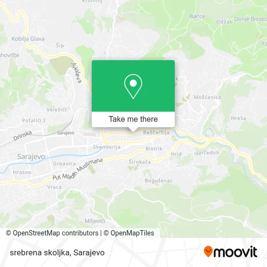 srebrena skoljka map