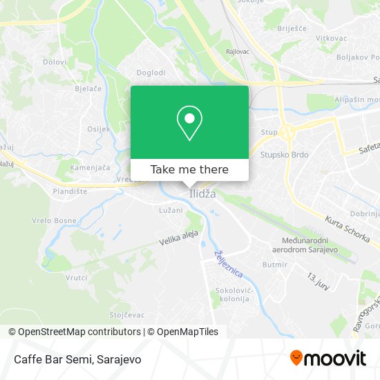 Caffe Bar Semi mapa