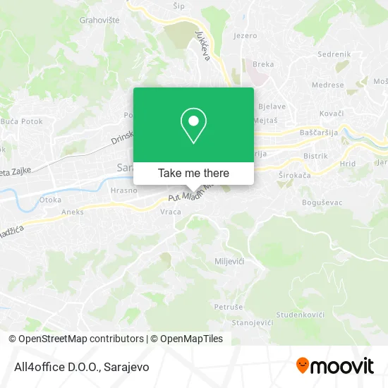 All4office D.O.O. map