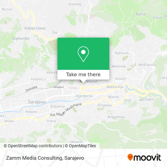 Zamm Media Consulting map