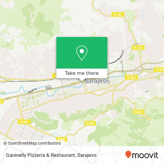 Ganinelly Pizzeria & Restaurant mapa