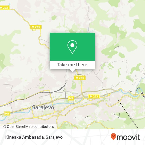 Kineska Ambasada map