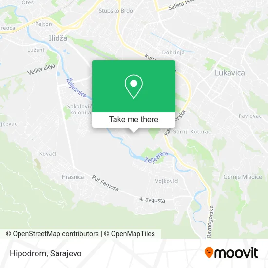 Karta Hipodrom