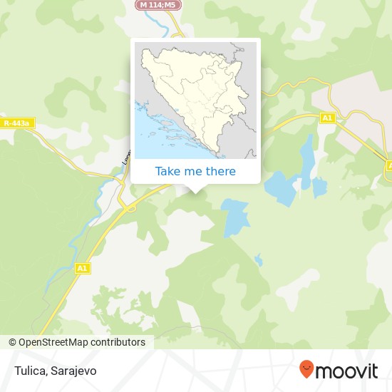 Tulica map