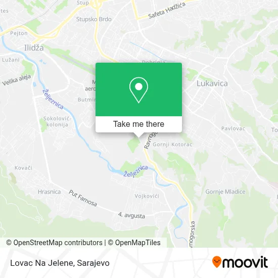 Lovac Na Jelene map