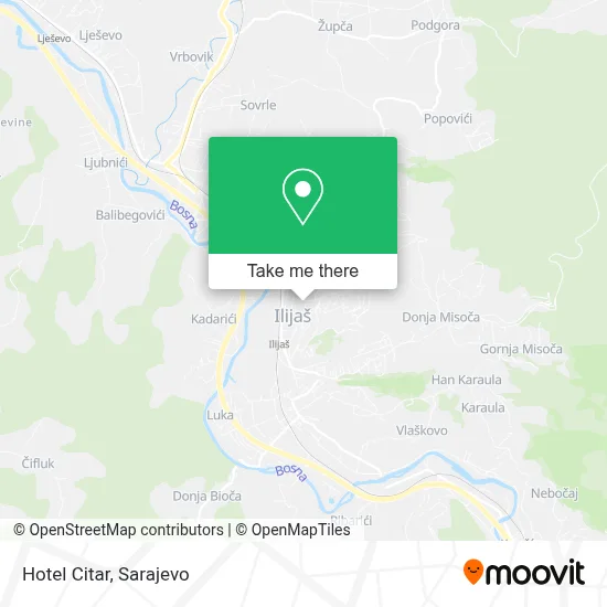 Hotel Citar mapa