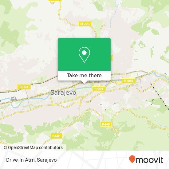 Drive-In Atm mapa