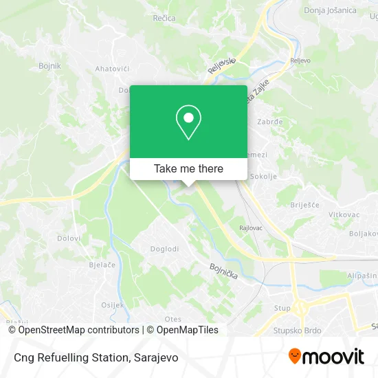 Cng Refuelling Station map