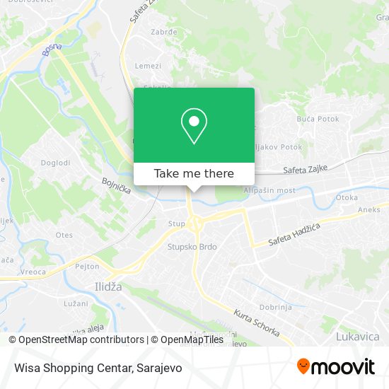 Wisa Shopping Centar map