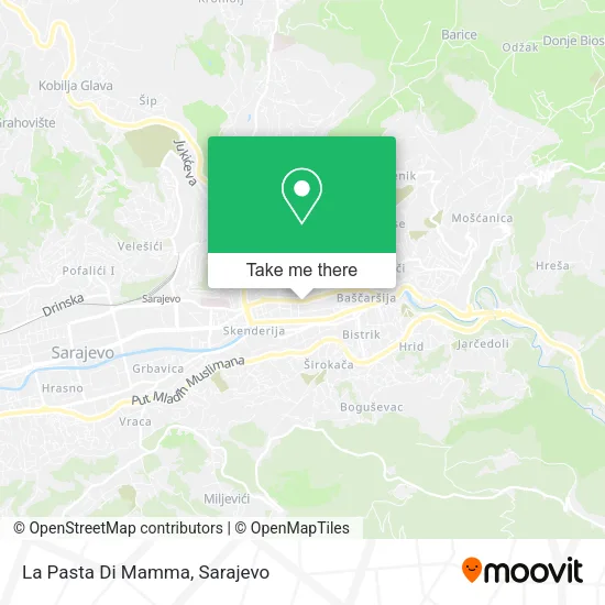 La Pasta Di Mamma map