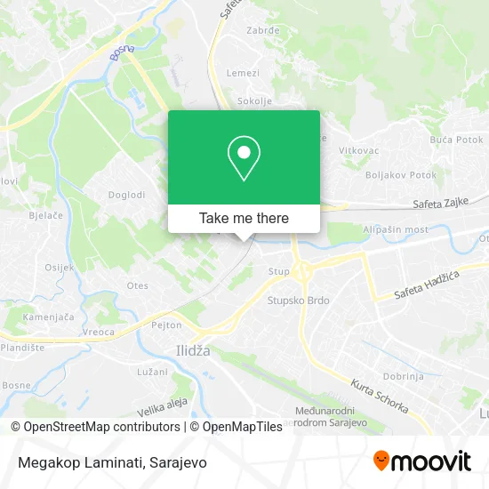 Megakop Laminati map