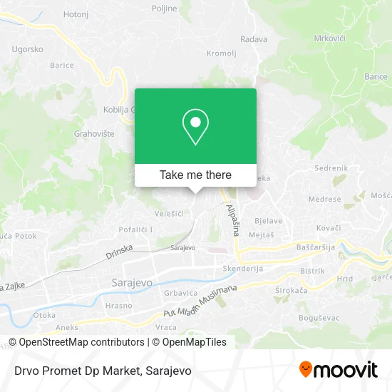 Drvo Promet Dp Market map