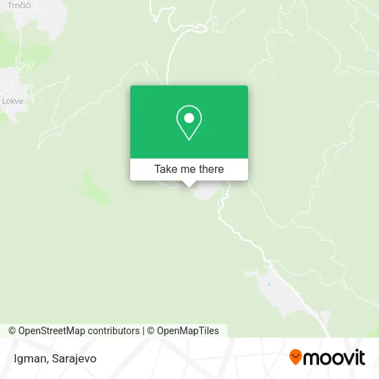 Igman map