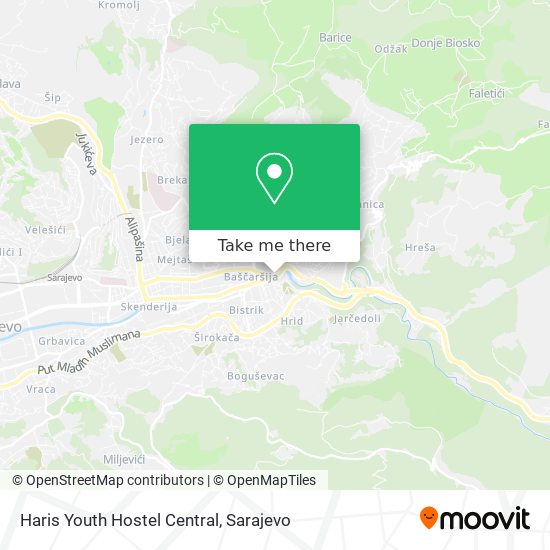 Haris Youth Hostel Central map