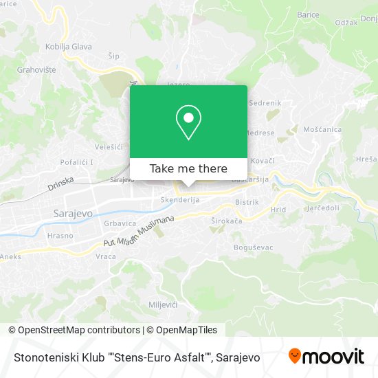 Stonoteniski Klub ""Stens-Euro Asfalt"" map