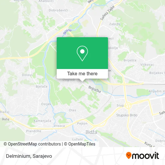 Delminium mapa