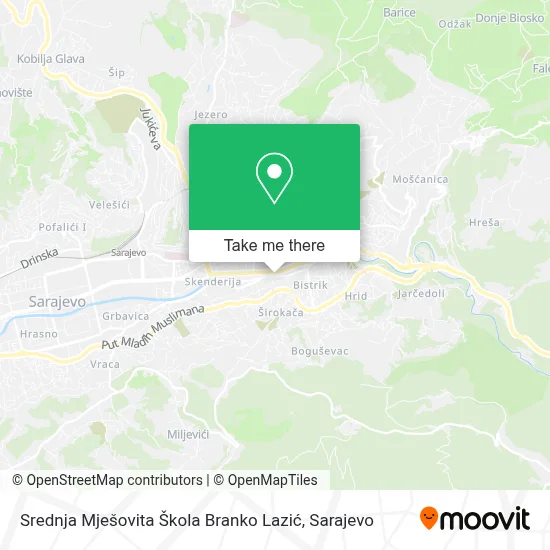 Srednja Mješovita Škola Branko Lazić map