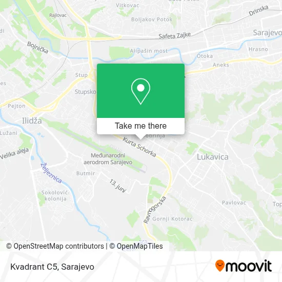 Kvadrant C5 mapa