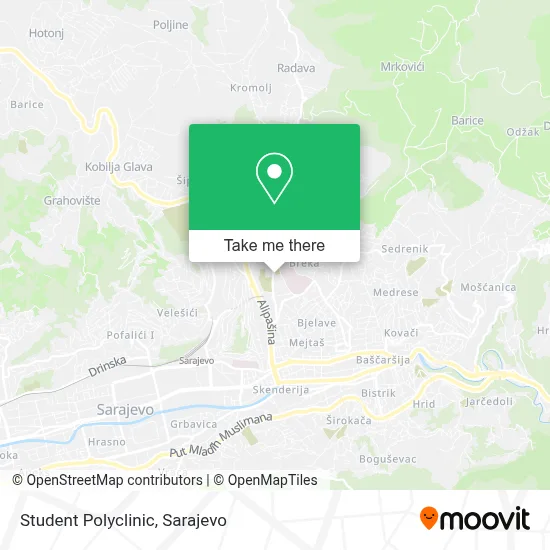 Studentska Poliklinika map