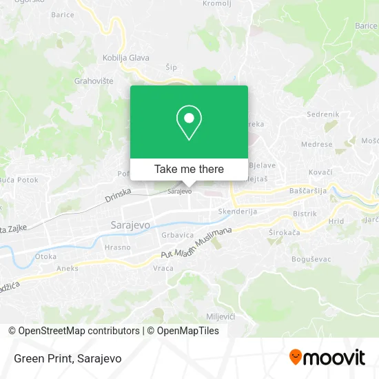 Green Print mapa