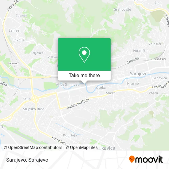 Sarajevo map