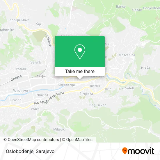 Oslobođenje map