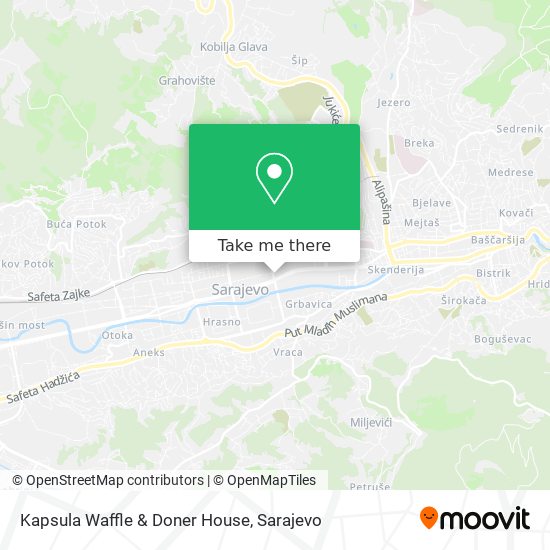 Kapsula Waffle & Doner House mapa