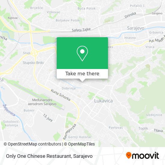 Only One Chinese Restaurant mapa