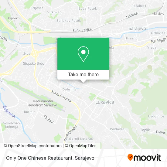 Only One Chinese Restaurant mapa