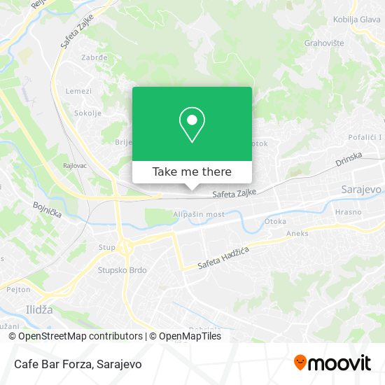 Cafe Bar Forza mapa