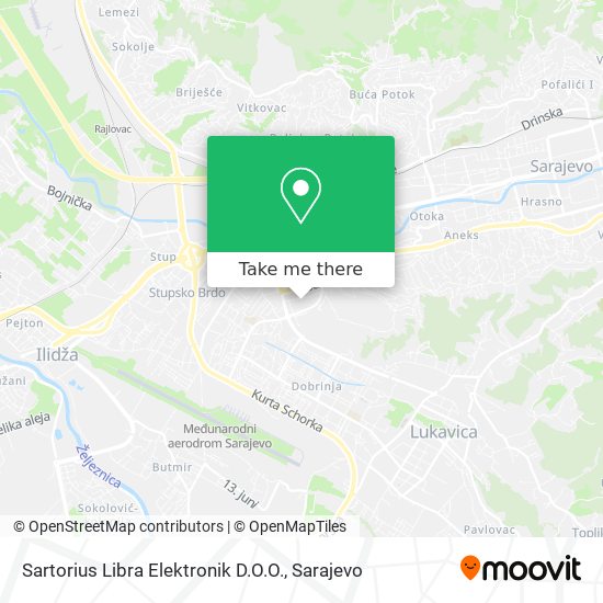 Sartorius Libra Elektronik D.O.O. map