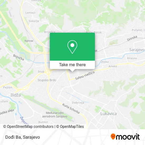 Dođi Ba mapa