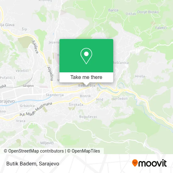 Butik Badem map