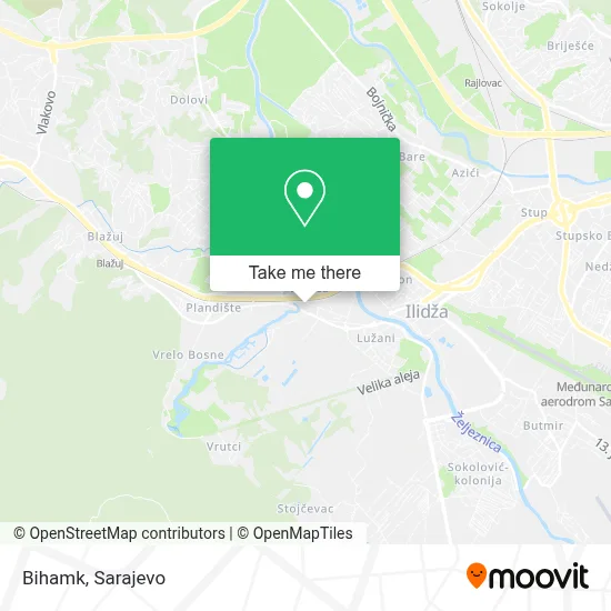 Bihamk mapa