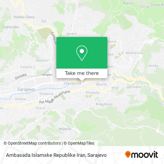 Karta Ambasada Islamske Republike Iran