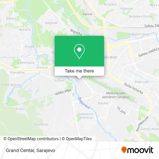 Grand Centar map