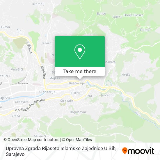 Upravna Zgrada Rijaseta Islamske Zajednice U Bih map