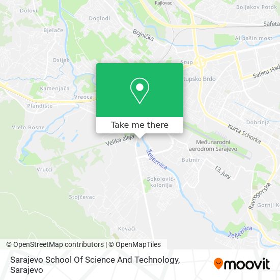 Sarajevo School Of Science And Technology map