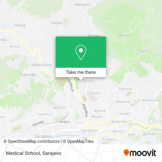 Medicinska Škola map