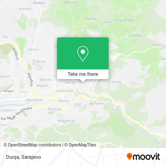 Dunja map